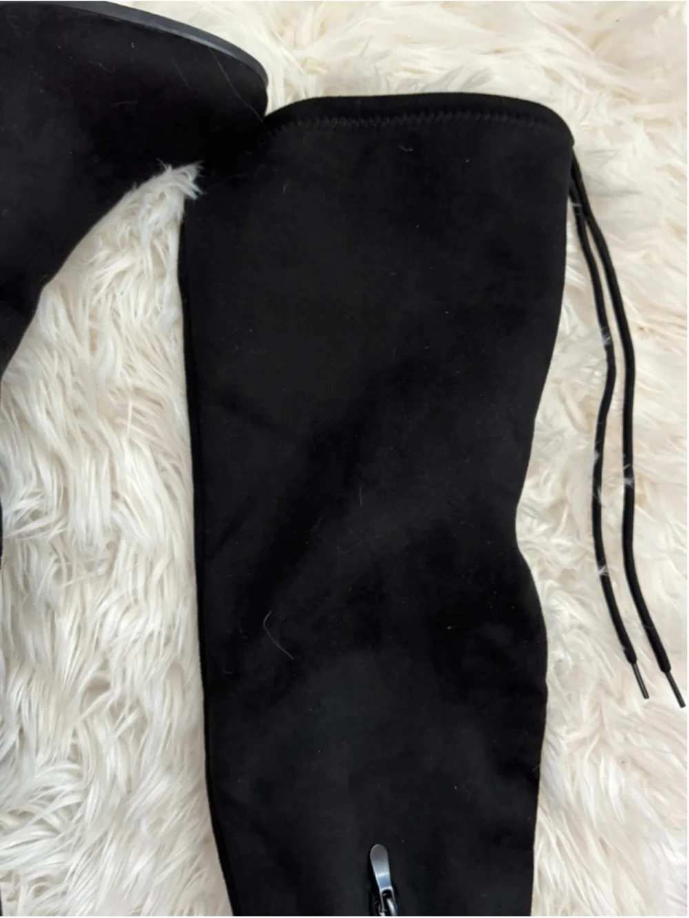 Dream Pairs Black knee thigh high Boots Chunky Heel Stretch Boots Sexy Fall 8.5
